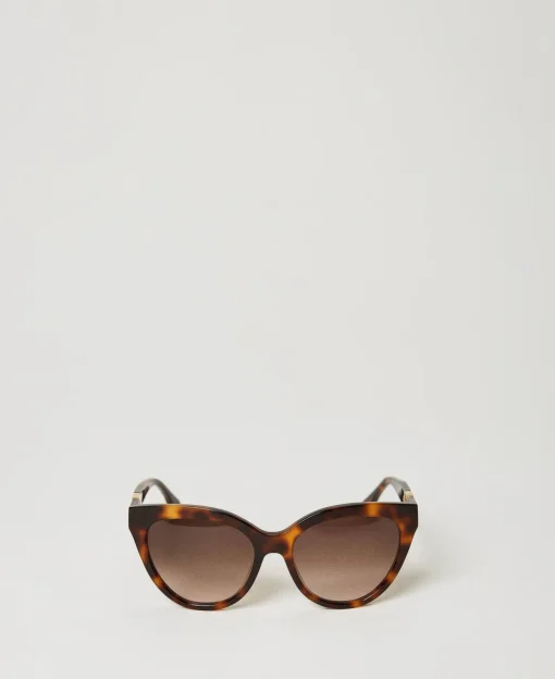 Lunettes De Soleil œil-de-chat écaille De Tortue