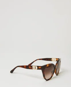 Lunettes De Soleil œil-de-chat écaille De Tortue
