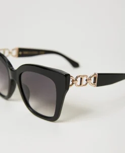 Lunettes De Soleil œil-de-chat Avec Barrette
