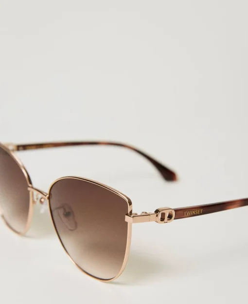 Lunettes De Soleil œil-de-chat En Acier