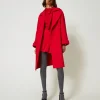Manteau Croisé En Drap