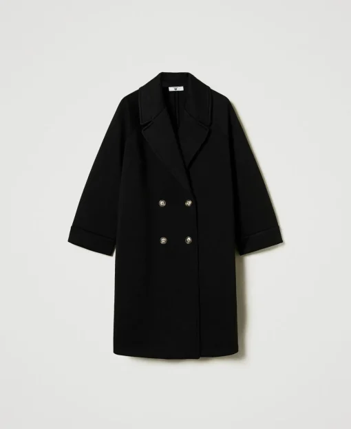 Manteau Croisé En Scuba