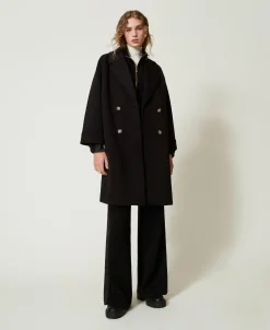 Manteau Croisé En Scuba