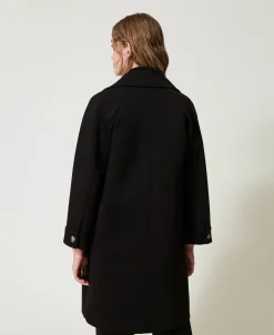 Manteau Croisé En Scuba