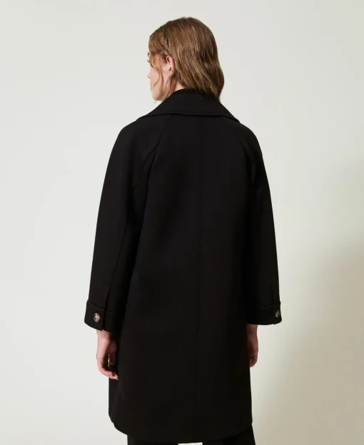 Manteau Croisé En Scuba