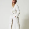 Manteau Croisé Gaufré