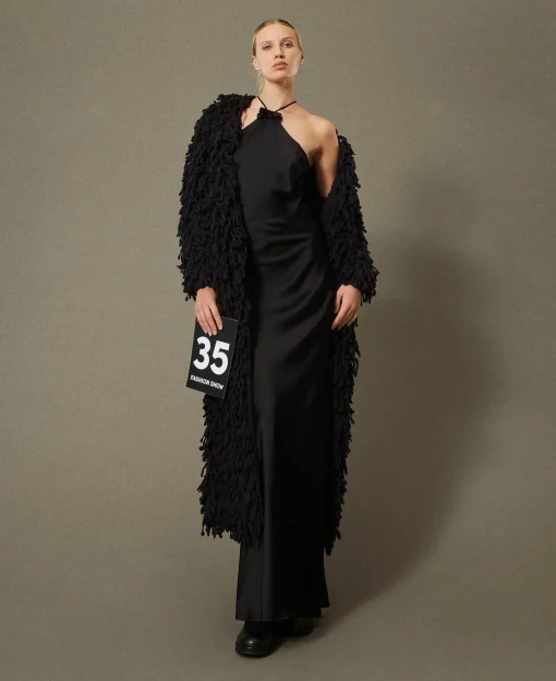 Manteau «Elisabeth» En Maille Bouclée