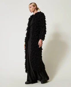 Manteau «Elisabeth» En Maille Bouclée