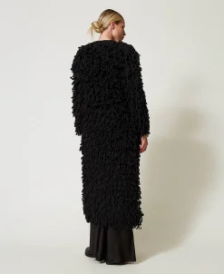Manteau «Elisabeth» En Maille Bouclée