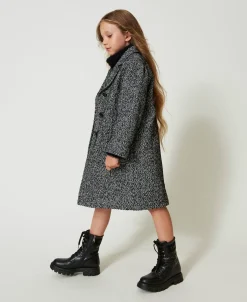 Manteau En Drap à Chevrons