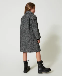 Manteau En Drap à Chevrons