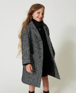 Manteau En Drap à Chevrons