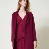Manteau En Drap Double De Laine Mélangée