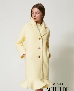 Manteau En Drap Froncé