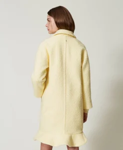Manteau En Drap Froncé