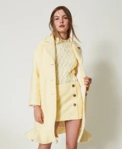 Manteau En Drap Froncé