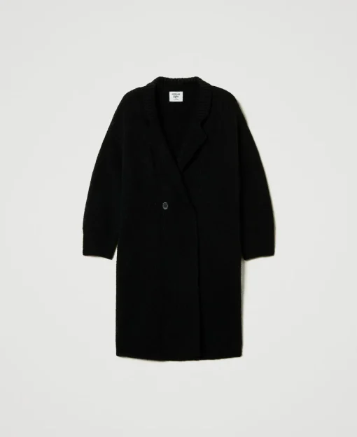 Manteau En Fil Recyclé Bouclé