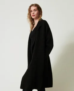 Manteau En Fil Recyclé Bouclé