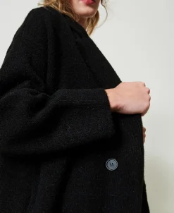 Manteau En Fil Recyclé Bouclé
