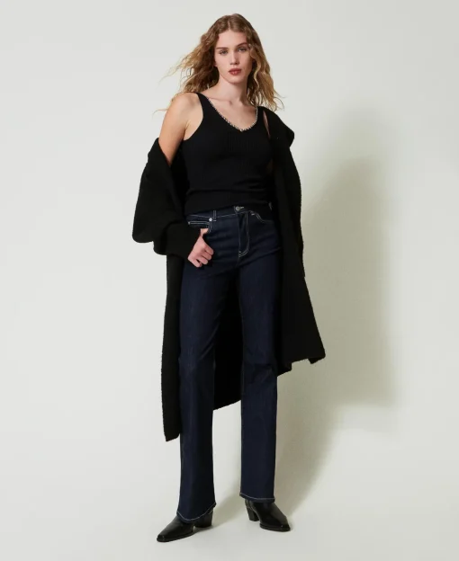Manteau En Fil Recyclé Bouclé