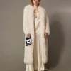 Manteau Long En Fausse Fourrure