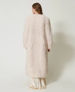 Manteau Long En Fausse Fourrure