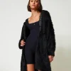 Manteau MYFO En Maille Avec Capuche