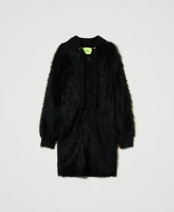Manteau MYFO En Maille Avec Capuche