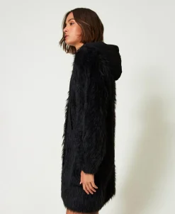 Manteau MYFO En Maille Avec Capuche