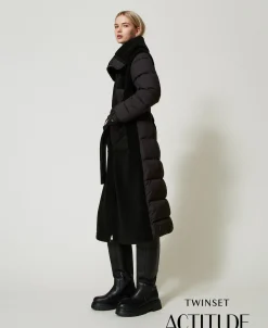 Manteau Rembourré En Fausse Fourrure