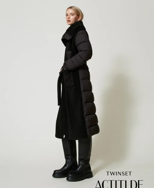 Manteau Rembourré En Fausse Fourrure