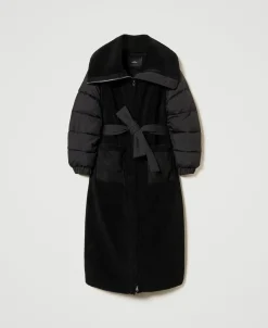 Manteau Rembourré En Fausse Fourrure