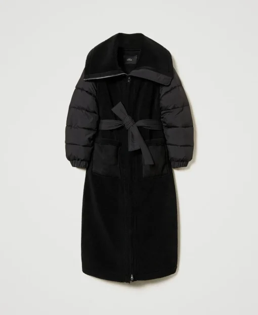 Manteau Rembourré En Fausse Fourrure