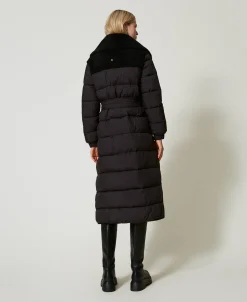 Manteau Rembourré En Fausse Fourrure