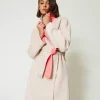 Manteau Réversible MYFO En Drap De Laine Mélangée