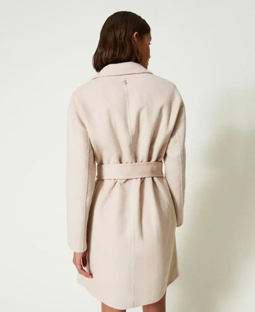 Manteau Réversible MYFO En Drap De Laine Mélangée