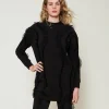 Maxi Sweat-shirt Avec Volants En Tulle