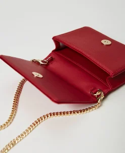 Mini Sac à Bandoulière En Satin Avec Strass