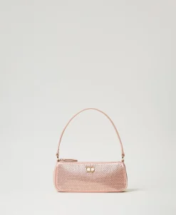Mini Sac En Satin Avec Strass Et Oval T