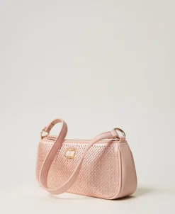 Mini Sac En Satin Avec Strass Et Oval T