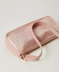 Mini Sac En Satin Avec Strass Et Oval T