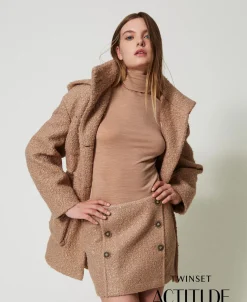 Mini-jupe En Drap Froncé