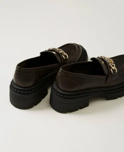 Mocassins Avec Barrette Oval T
