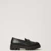 Mocassins En Cuir Avec Oval T