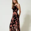 Nuisette En Velours Dévoré Floral
