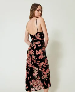 Nuisette En Velours Dévoré Floral