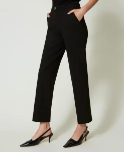 Pantalon Avec Bride Oval T Et Pli