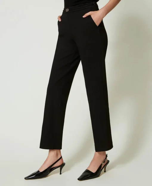 Pantalon Avec Bride Oval T Et Pli