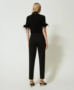 Pantalon Avec Bride Oval T Et Pli