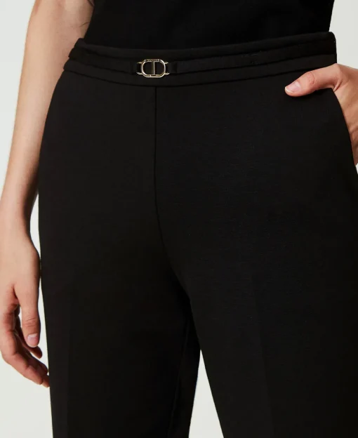 Pantalon Avec Bride Oval T Et Pli
